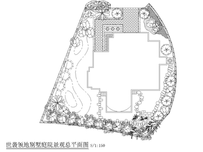 [江苏]世袭领地别墅庭院景观CAD施工图