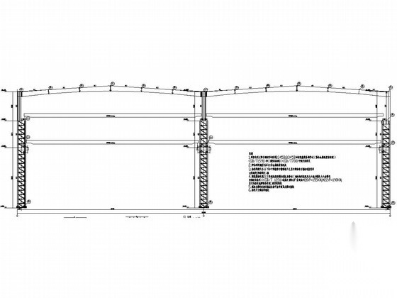 单层重型钢结构厂房施工图
