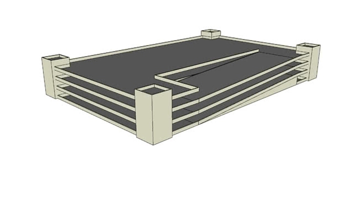 停车场 草图大师模型