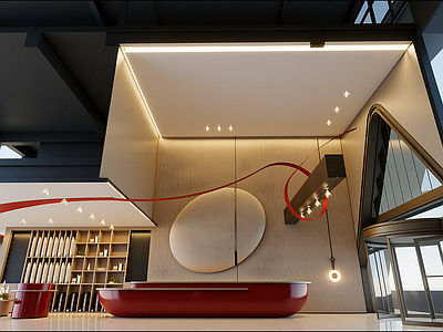 现代酒店大堂