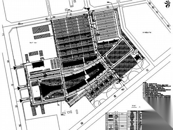 [哈尔滨]某汽车交易市场规划方案图 展销厅