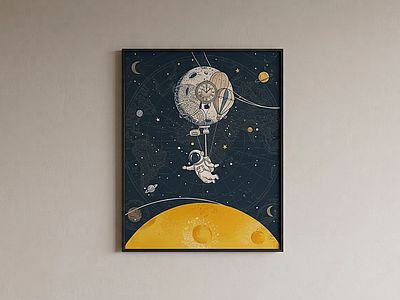 太空主题挂画挂画