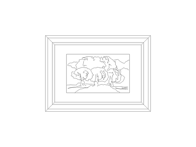 陈设类立面挂画 挂画