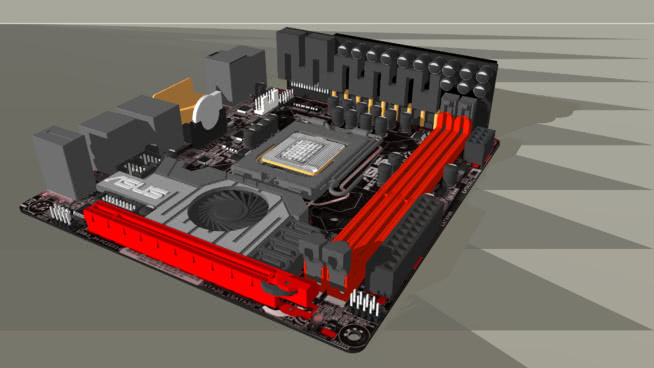 华硕Migux ITX 工具箱 调制解调器 担架 录音机 硬盘