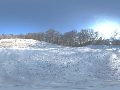 雪景HDR全景贴图