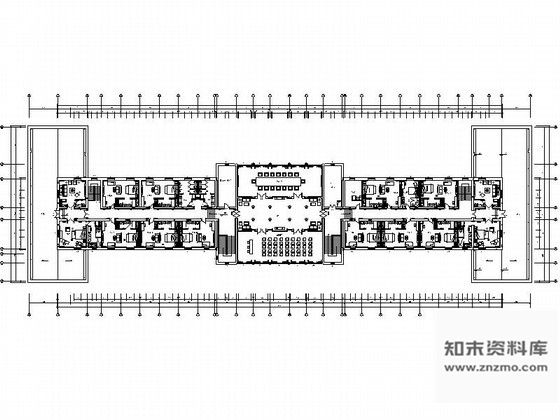 施工图某知名汽车集团气派办公空间局部装修图含效果