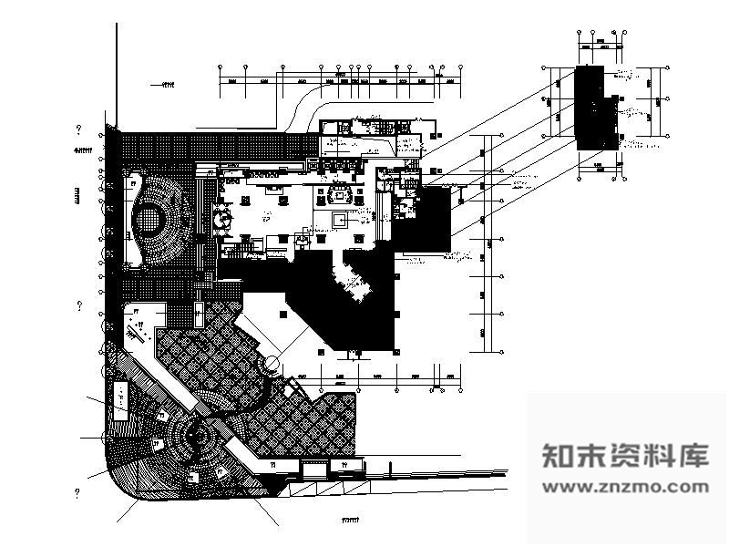 施工图某酒店电梯厅装修图(含效果)