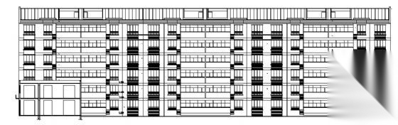 湖宾苑某六层住宅楼建筑施工图