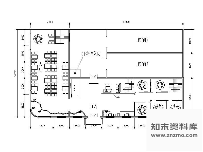 施工图某大型中餐厅装修图(含效果)