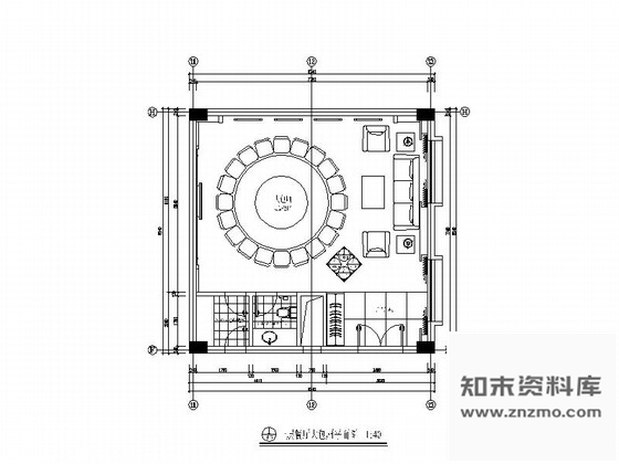 施工图广东某四星酒店餐饮区施工图