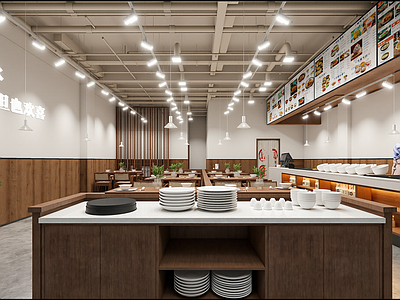 现代快餐店