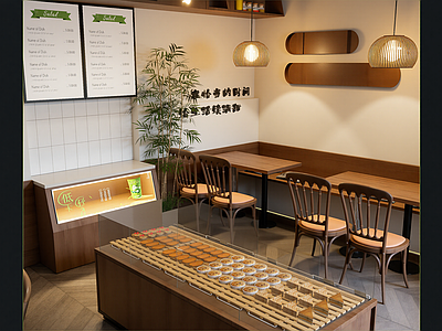 新中式甜品面包店