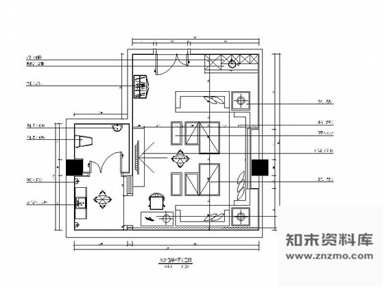 施工图北京豪华量贩式KTV包厢装修施工图