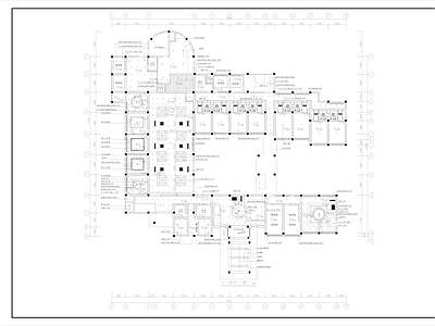 花园式酒店装饰施工图