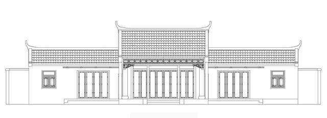 徽派四合院建筑设计施工图