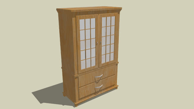 TV Armoire 日式木障 衣柜 书柜 中式柜橱 家具