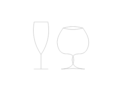 室内装修设计平立图块节点详图综合图块 酒杯