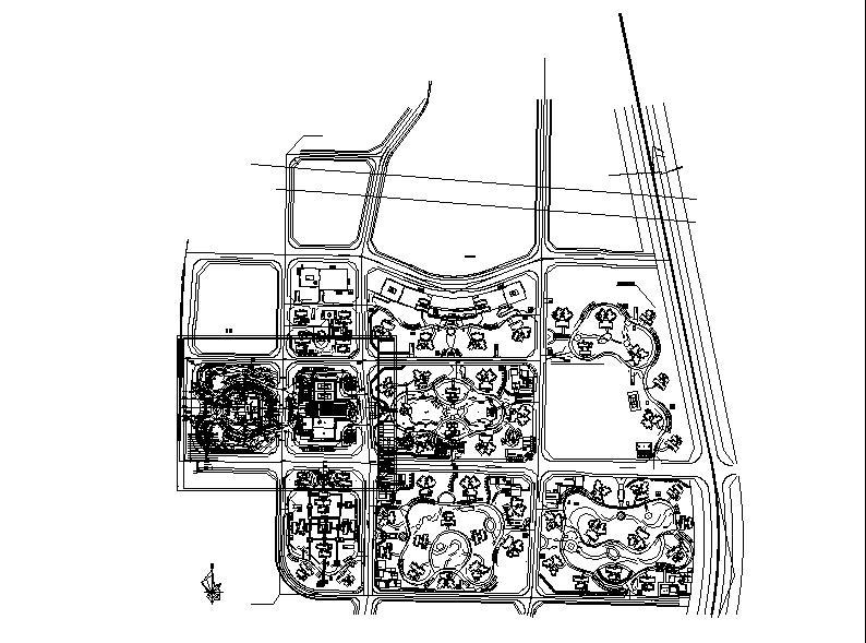 [重庆]三层多功能商业建筑施工图（知名地产 含园林景观...