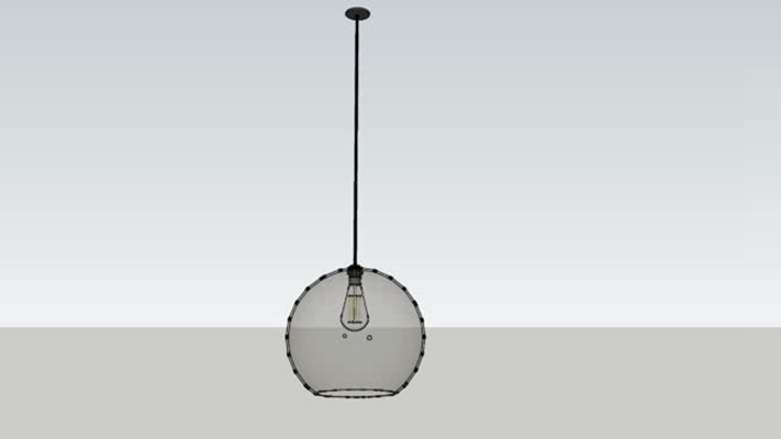 吊灯 草图大师模型