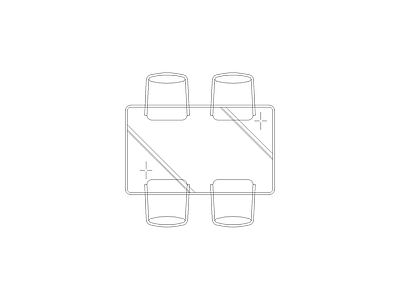 桌椅 原创室内设计家居用品图块沙发桌椅