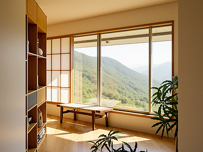 原木茶室