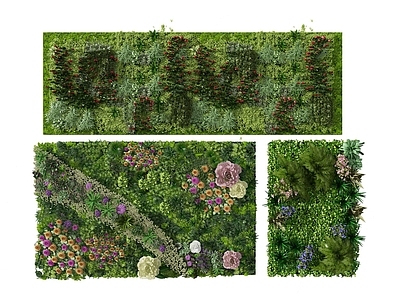 现代苔藓绿植墙