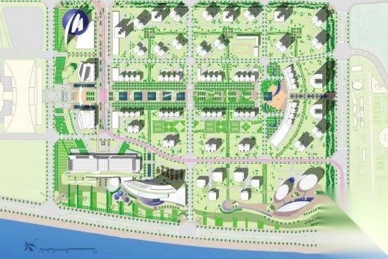 [福建]海滨绿丘城市概念规划与城市设计方案 景观 规划设计
