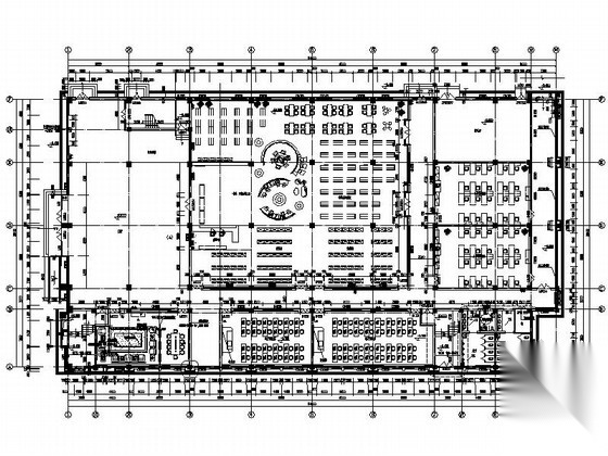 [北京]现代简约图文综合楼室内设计CAD装饰施工图