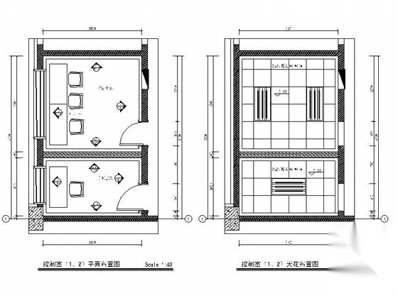 [沈阳]某大学小监控室施工图