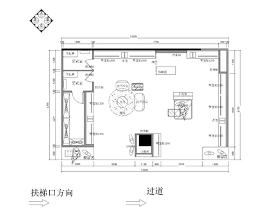 [浙江]宁波奉化某一服装店施工图_附效果图