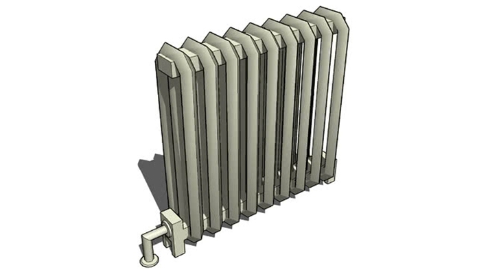 取暖器 草图大师模型