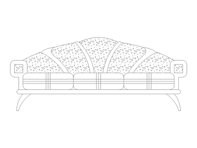 沙发 现代家具图块别墅家具图块施工图