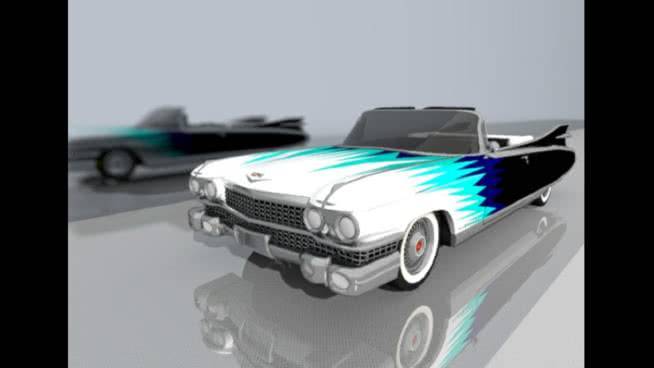 1959年凯迪拉克埃尔多拉多（the Blue Moon） 打火机 照相机 汽车 投影机 手机