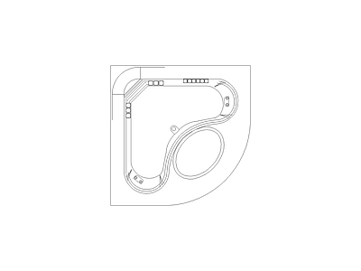 卫浴设施 卫生间电器洁具厨具灯具施工图