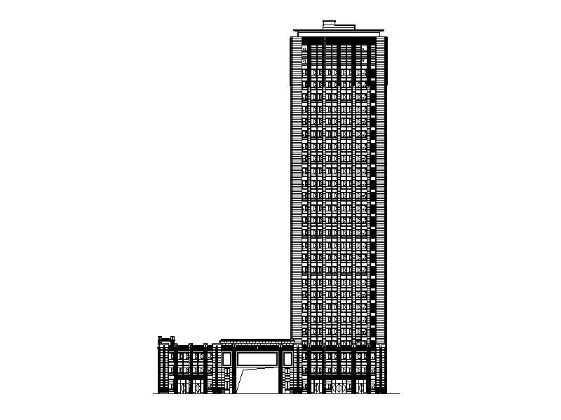 [浙江]超高层办公大楼绿色建筑设计施工图