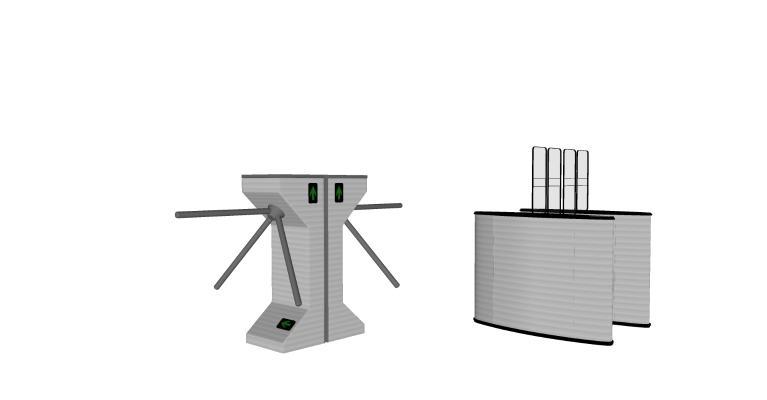 现代风格闸机 门禁机