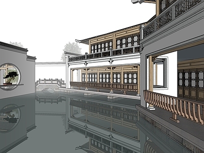 中式餐饮建筑