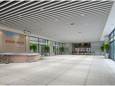 现代风格火车站展示设计