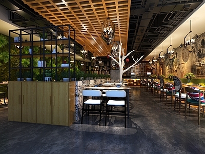 工业风工装餐厅