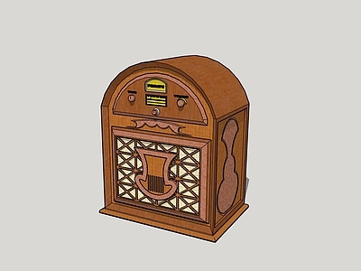 古典风格 收音机 仿古收音机 音箱