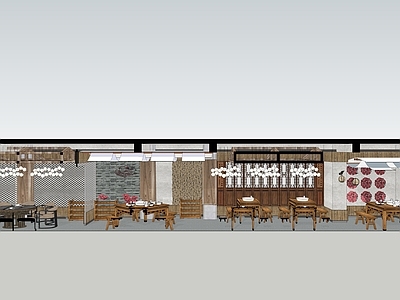 中式茶楼火锅店