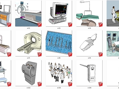 呼吸机  吸氧机  担架  手术台 CT机 X光机 医疗器材组合