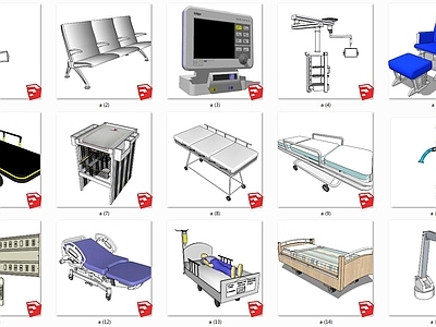 呼吸机  吸氧机  担架  手术台 CT机 X光机 医疗器材组合