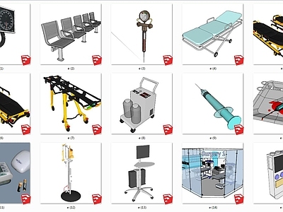 呼吸机  吸氧机  担架  手术台 CT机 X光机 医疗器材组合
