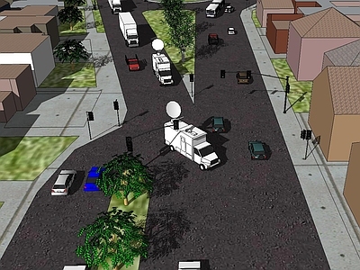 城市道路 交通信号灯