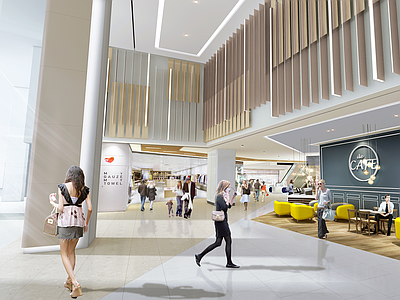香港Lead8 成都星汇广场丨内装方案效果图 CAD平面