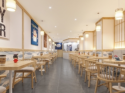 日式猫主题饮品店