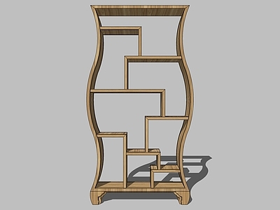 中式风格博古架