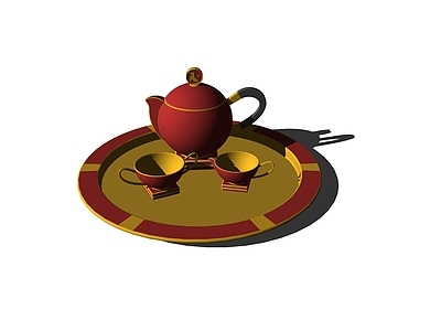 欧式风格茶壶茶杯组合 茶壶 茶杯 盘子 茶盘