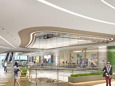 商业广场 施工图 效果图 材料表＋灯具表＋洁具表